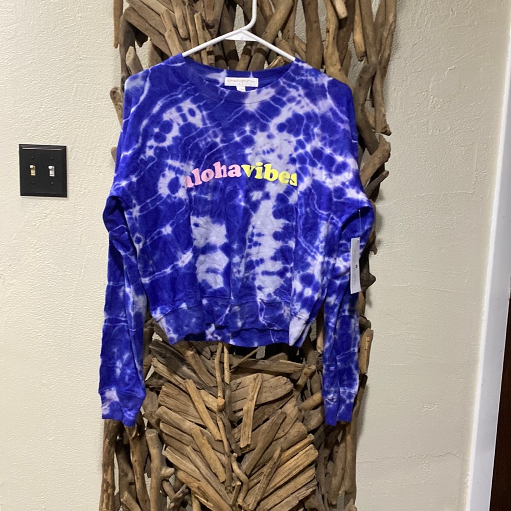 Spiritual gangster, tie-dye sweater